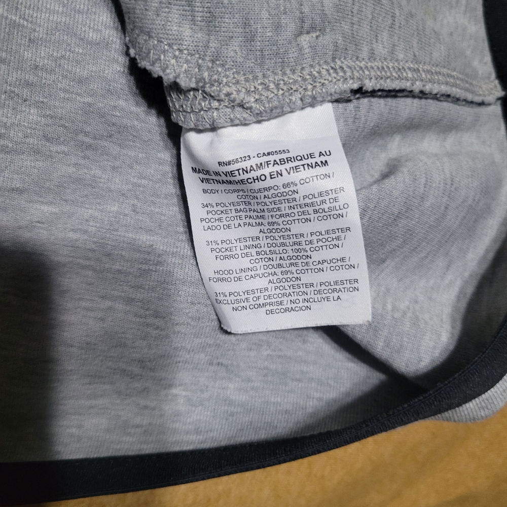 Nike Gray Zip-Up Hoodie - Picture 7 of 9